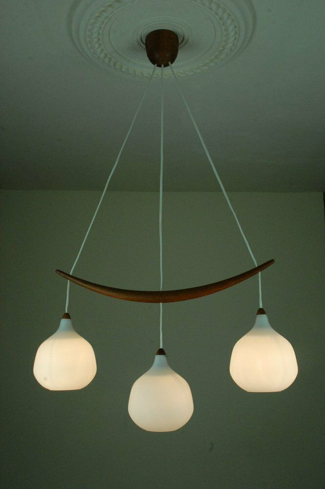 Lighting Model 512 Pendant By Uno & östen Kristiansson For Luxus, Vittsjö, Sweden, 1960s photo