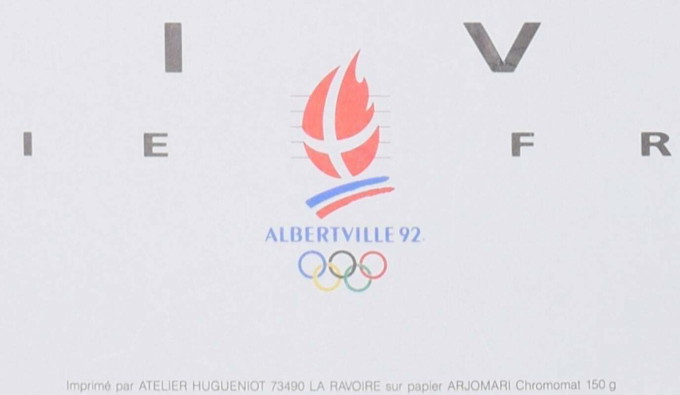 Unknown Winter Olympics Albertville 1992 Original Vintage Poster 1992 photo 640.0