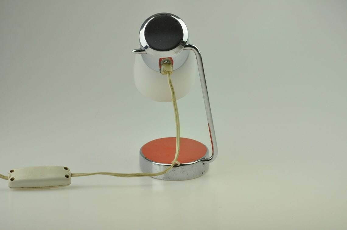 Mid Century Desk Lamp  Table Lamp  Desk Lamp  Bedside Lamp  Mid Cenutry Lamp Chrome Lamp  Table Light  Retro Lighting Art Deco Lamp photo Lighting