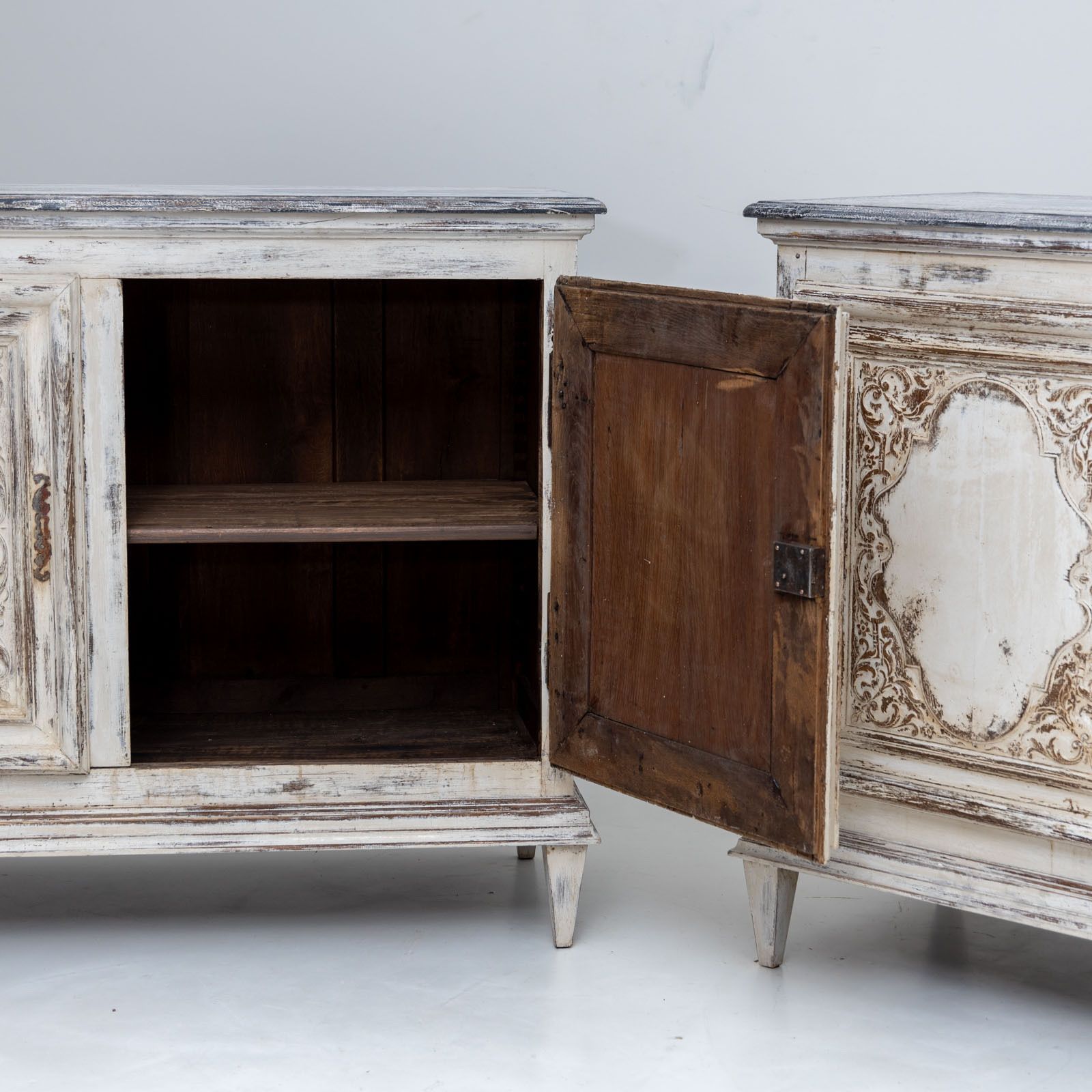 Furniture Pair Of French Sideboards, 18th/21st Century photo