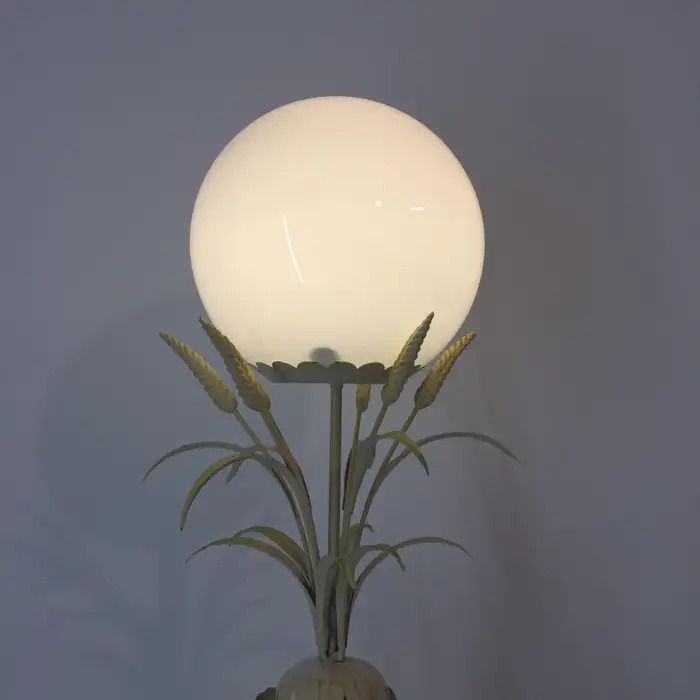 photo for sale Flower Bouquet Pastel Floor Lamp 1960s Vintage Italian Sheaf Of Wheat Midcentury