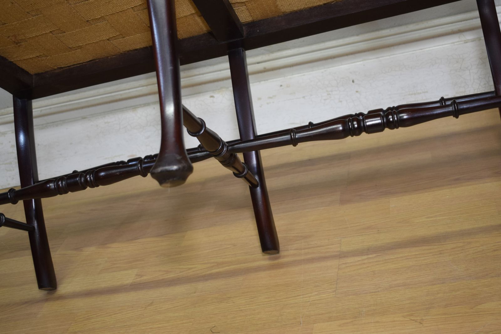 photo vintage Victorian Couch / Window Seat, 1990s