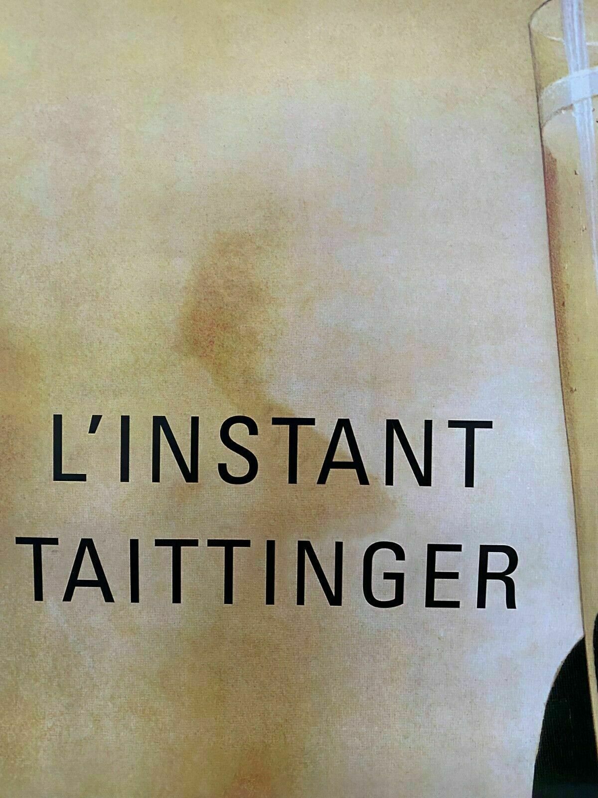 photo for sale Anonymnous, 1987   L'instant Taittinger   Original Vintage Poster