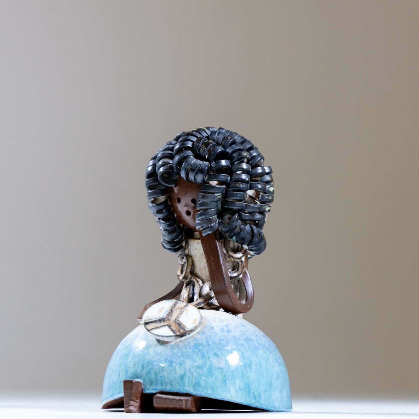 Early Elisa Cermic Doll, Spain 20th Century
