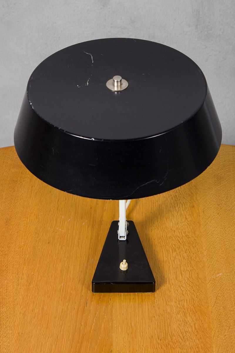 Desk Lamp By H. Busquet For Hala, 1950s photo furniture