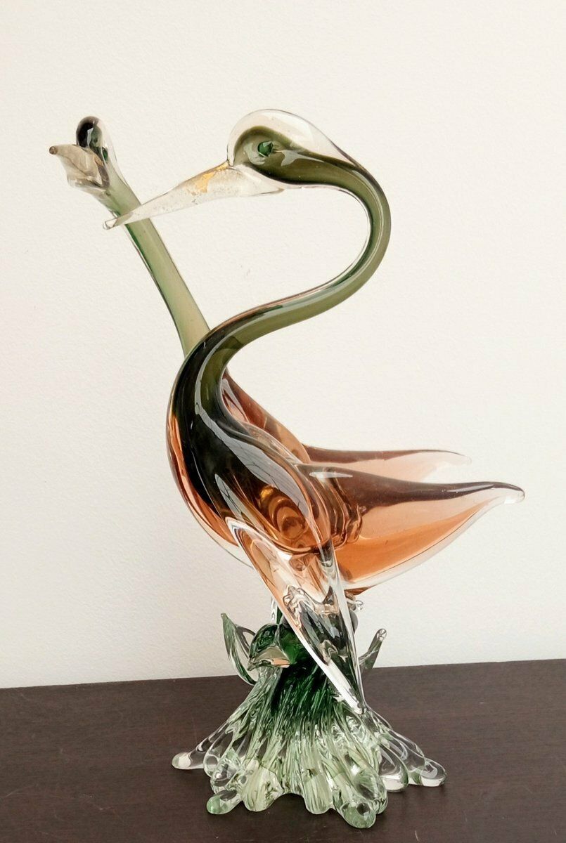 photo furniture Cormorants In Murano Glass Archimede Seguso, 1970s