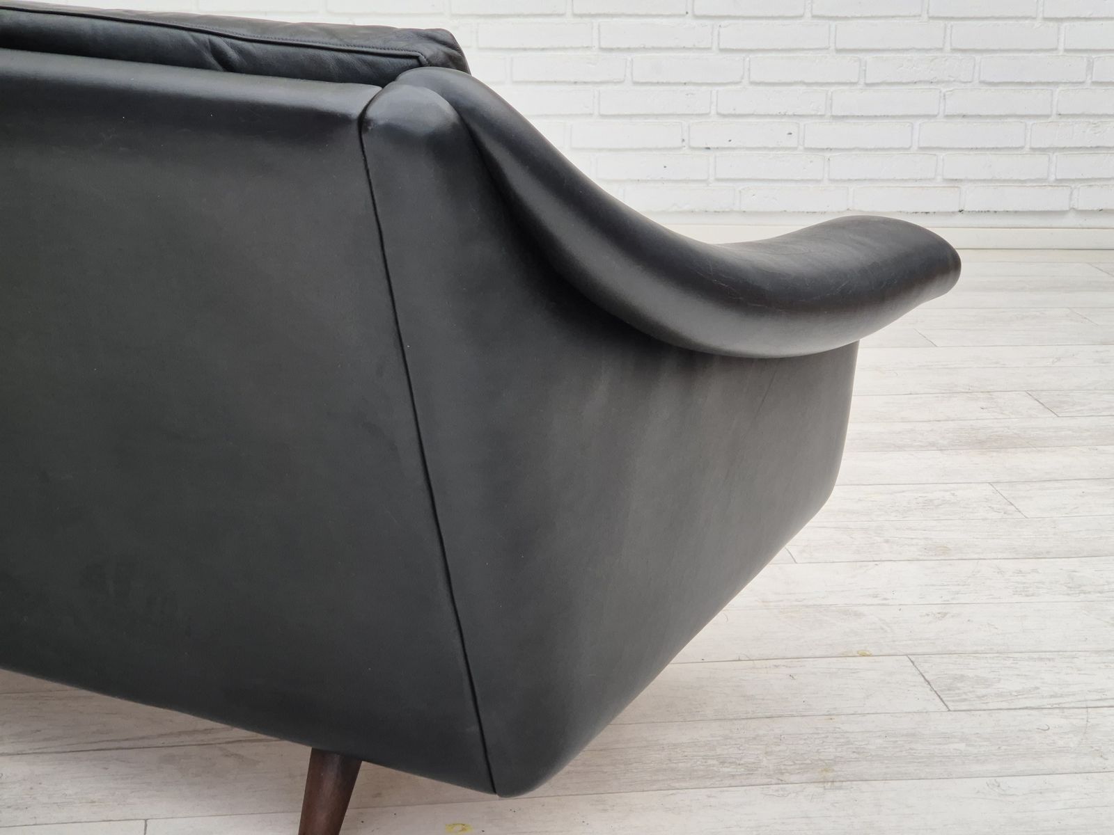 photo for sale 1960s, Danish Design By Aage Christiansen For Erhardsen & Andersen, 2 Seater Sofa Model "Matador", Original Condition.