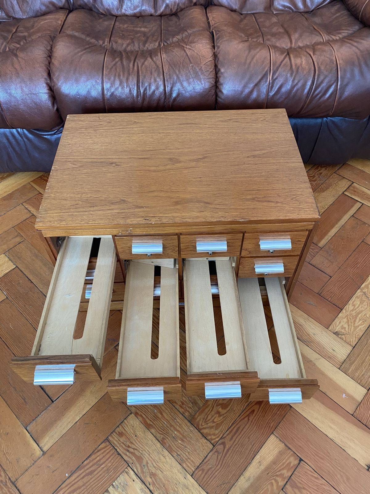 Serota Of London Oak Mid Century Library Cabinet photo 100.0