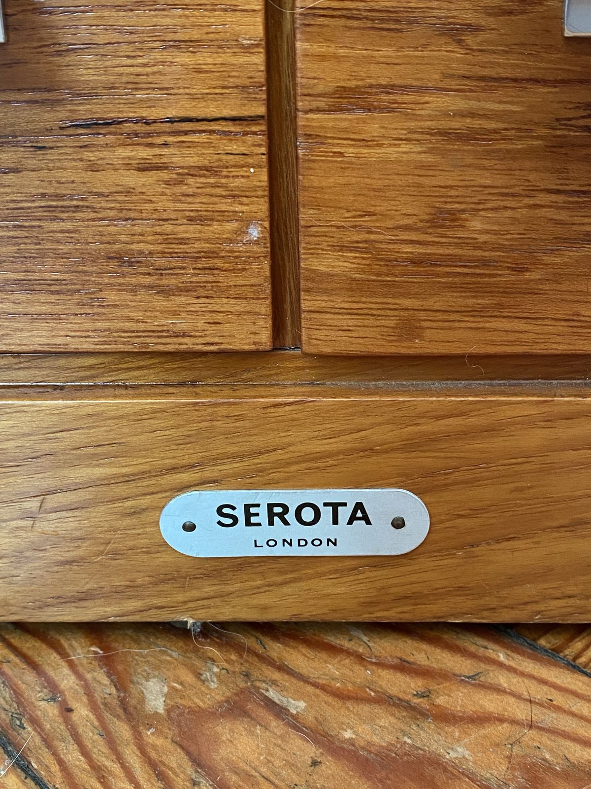 Serota Of London Oak Mid Century Library Cabinet photo buy