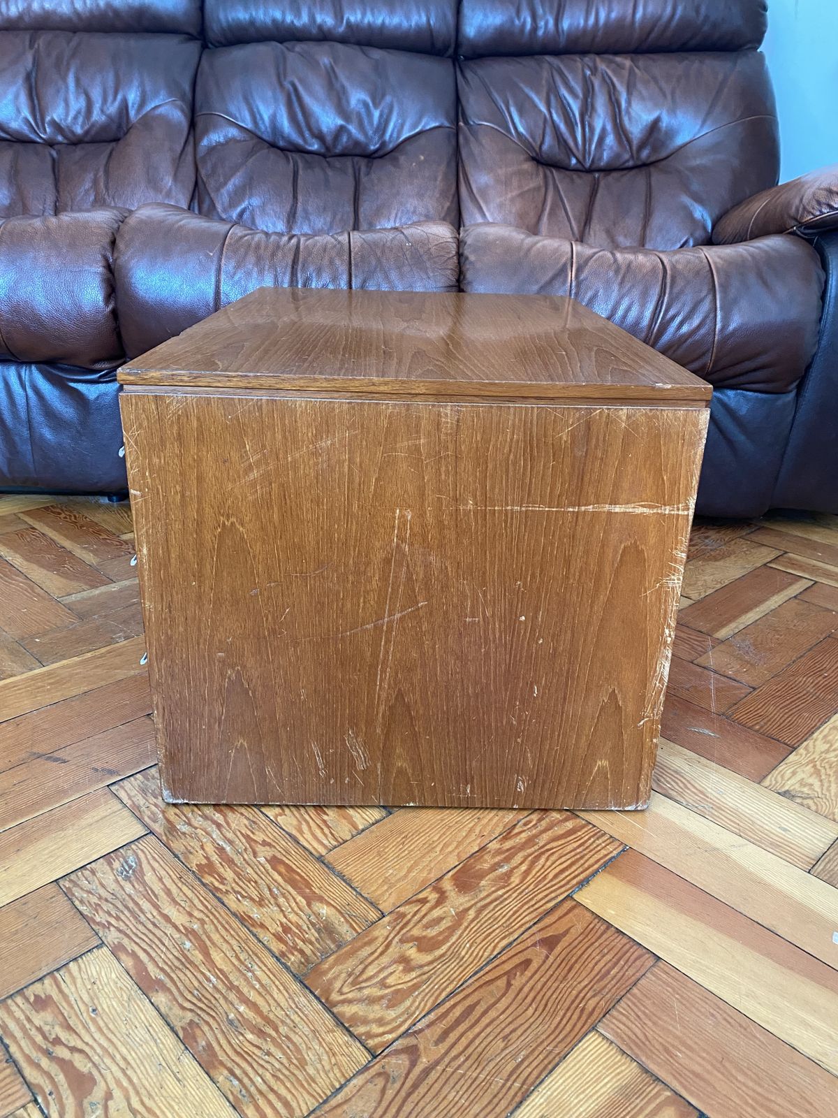 Serota Of London Oak Mid Century Library Cabinet photo vintage