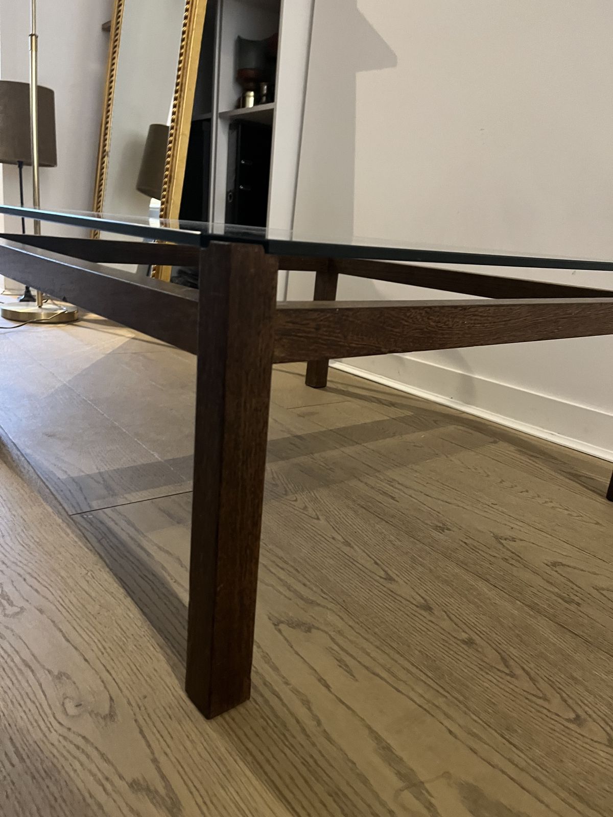 photo furniture Wenge And Glass Coffee Table By Kho Liang Ie Liesbosch For Spectrum, 1950