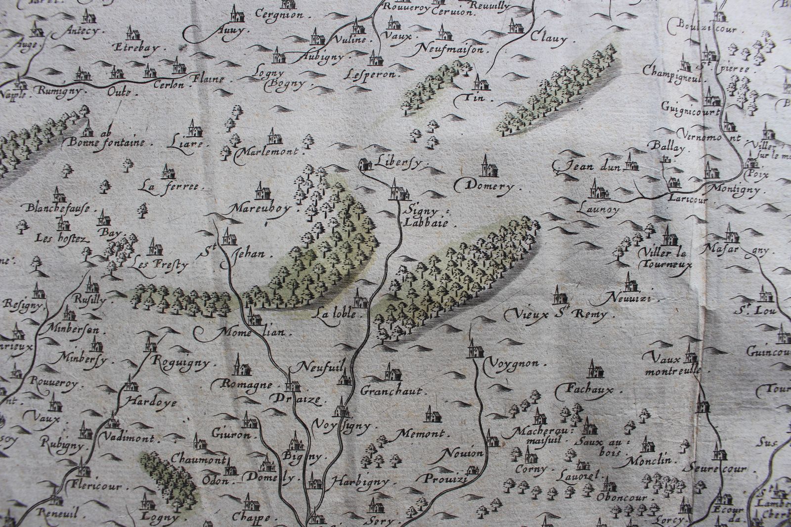 Carte Du Pais De Retelois Jean Le Clerc, Jean Jubrien C1620 photo buy