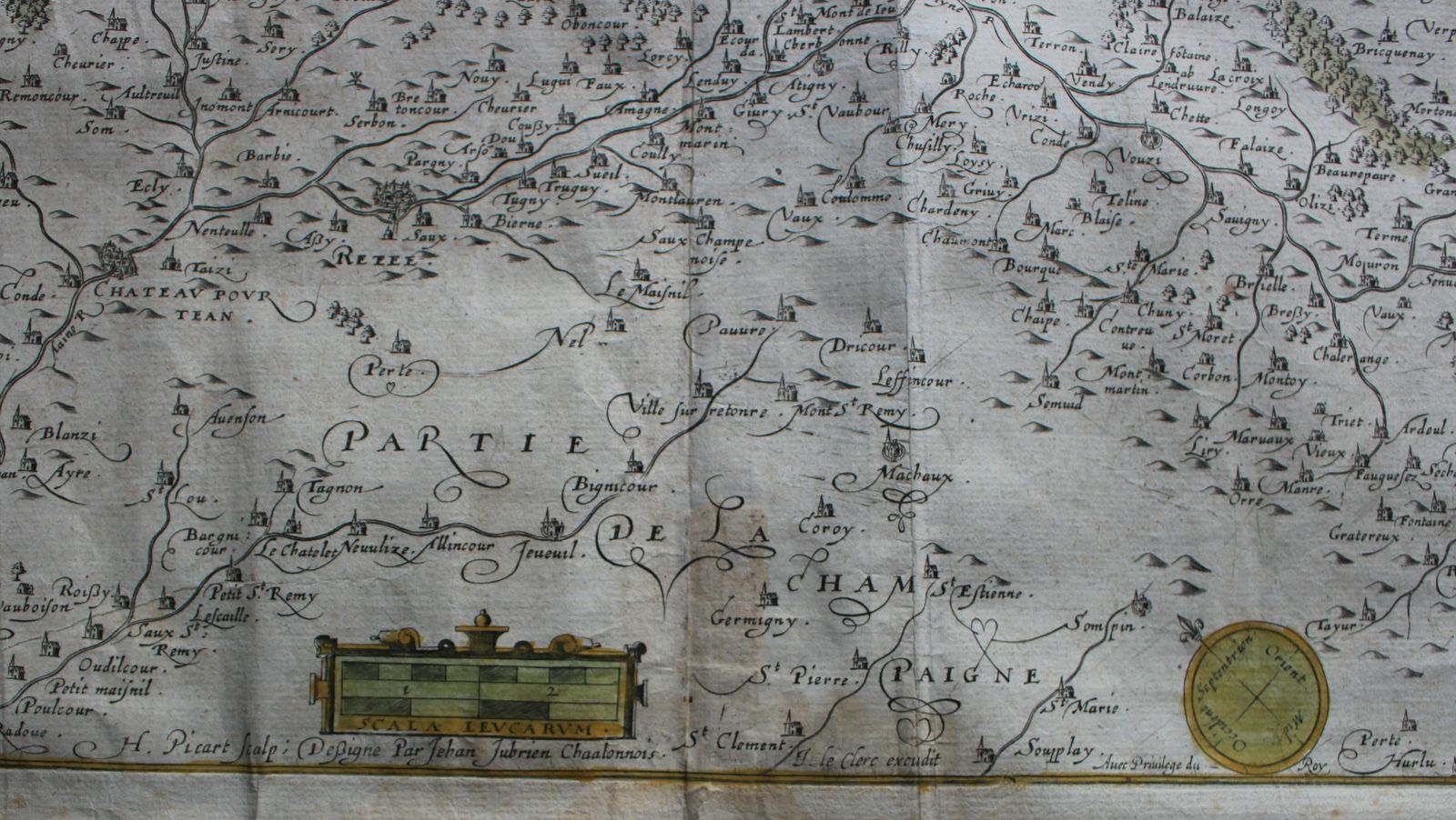 photo furniture Carte Du Pais De Retelois Jean Le Clerc, Jean Jubrien C1620