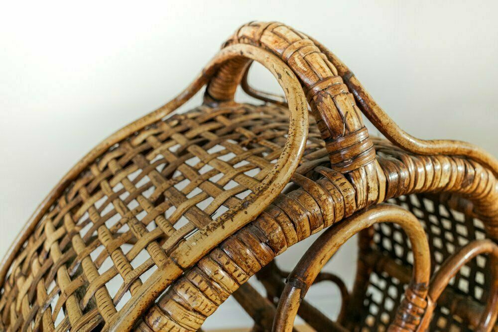 Large Bamboo 7 Wine Rack / Bottle Holder photo buy