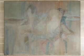 Very Large Oil On Canvas By Jean Paul Barray (1930 2012) photo for sale