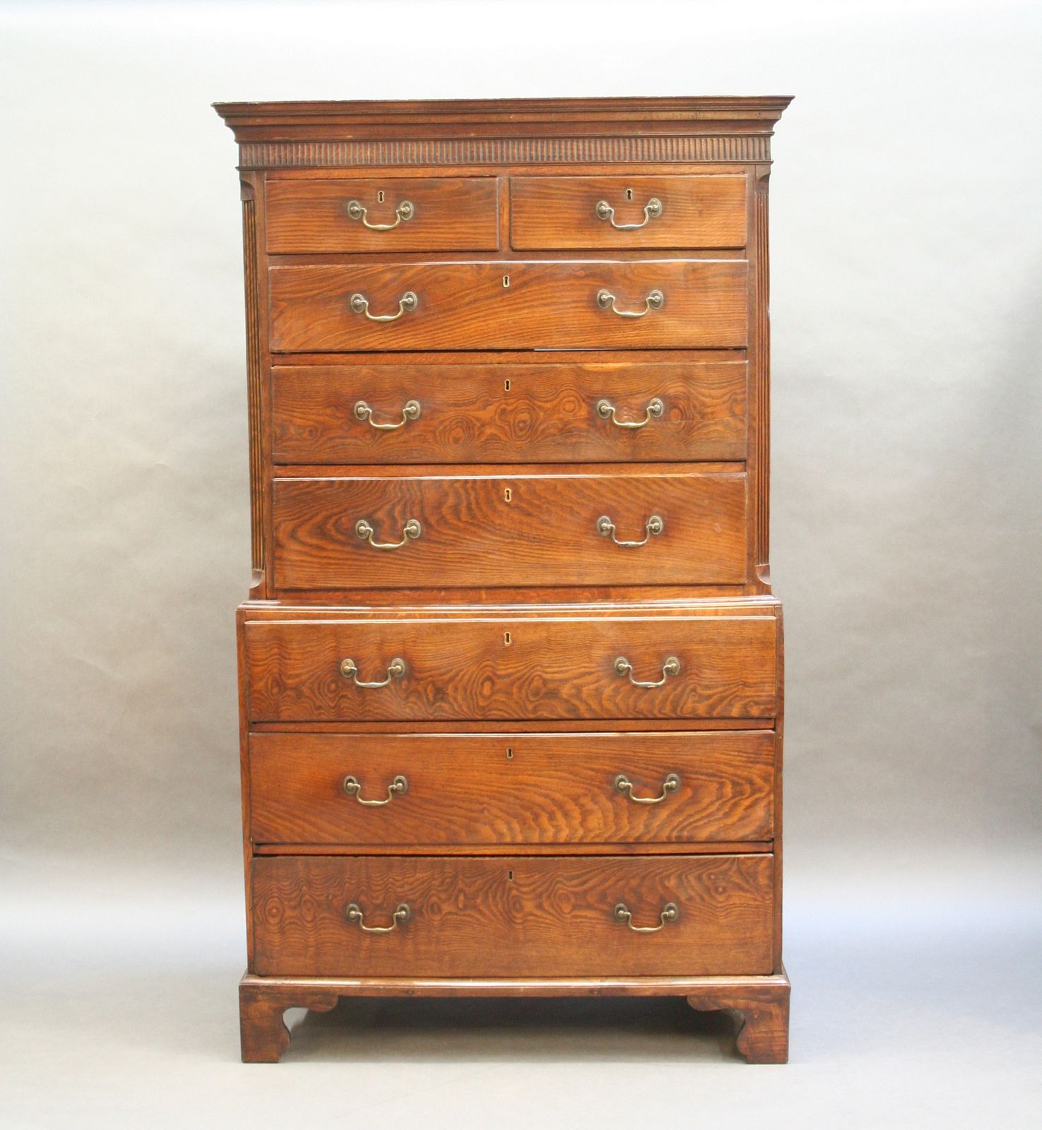 Rare George 111 Tallboy Chest Of Drawers photo furniture