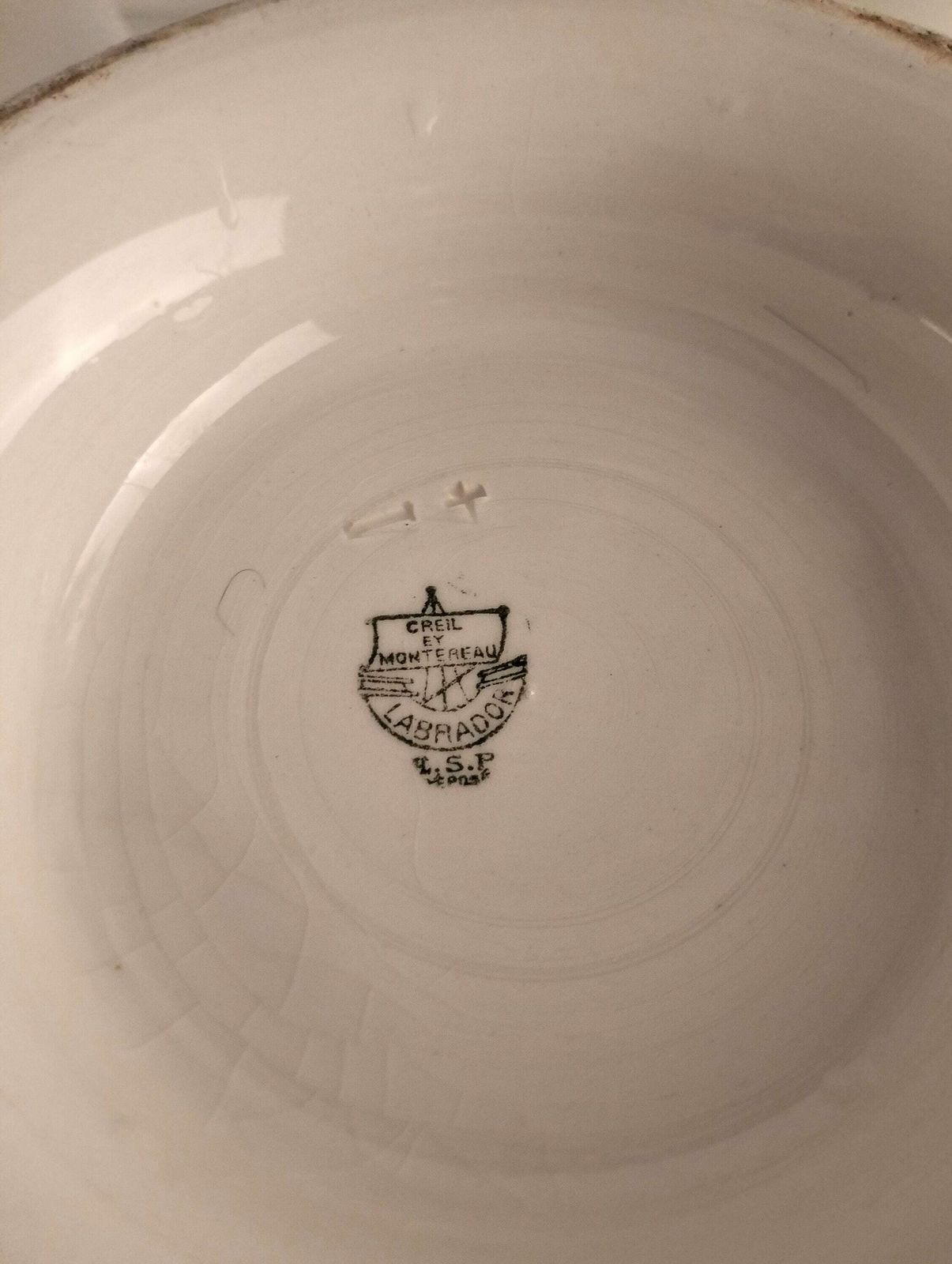 French Vintage Large Lions Head Serving Bowls, French Vintage White Earthenware Tureen, White Porcelain Jardinière, French Onion Soup Bowl photo vintage