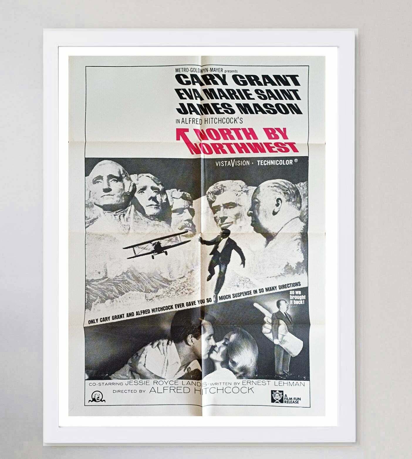 North By Northwest, 1950s, Original Vintage Poster photo for sale
