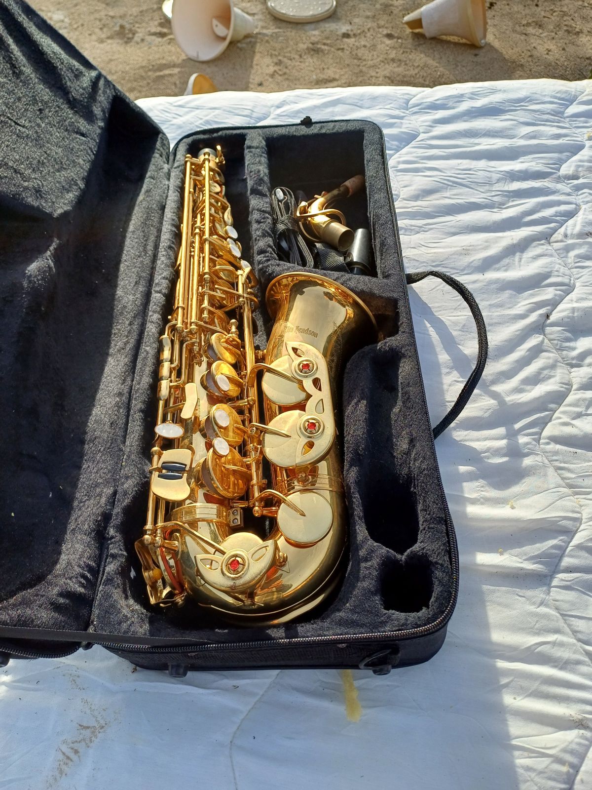 Saxophone Tim Hendson, 1990s, Copper photo for sale