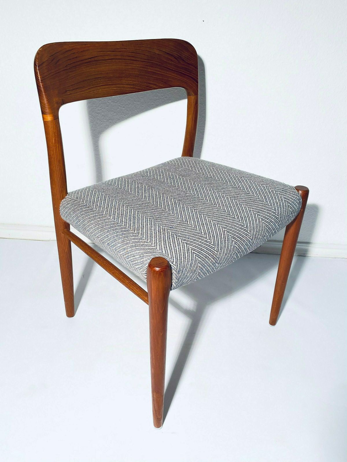 Niels Otto Møller No.75 Teak Midcentury Chair / Vintage Decor 1950s photo furniture