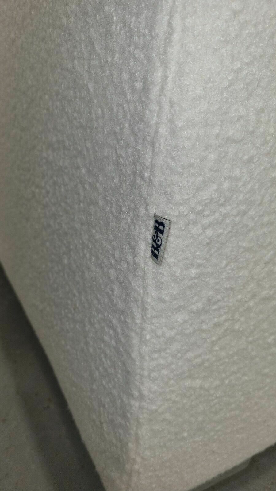 photo for sale Stunning Bb Italia Charles L Shape In Luxuriously Soft White/Cream Boucle Fabric