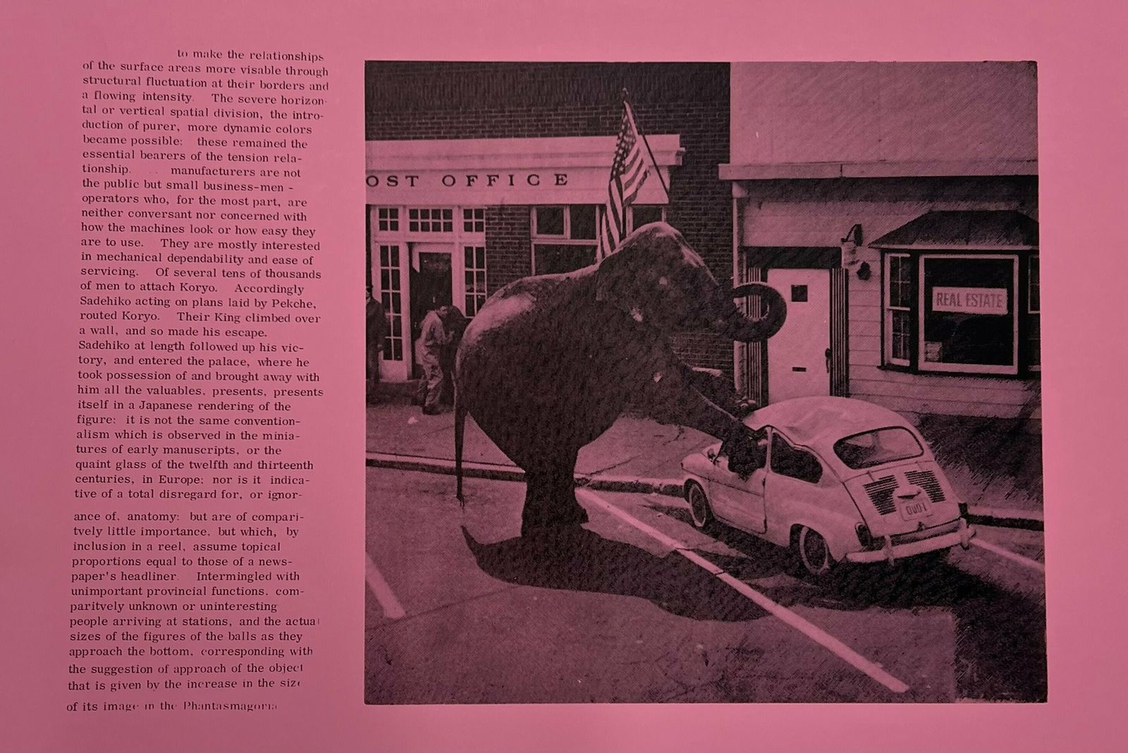 Eduardo Paolozzi Untitled (Elephant And Real Estate), 1970