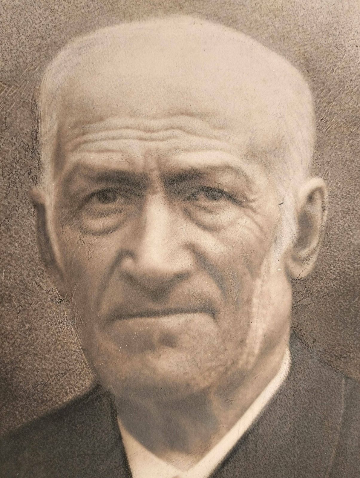 Vintage Frans Portretfoto, Jaren 1900 – Antiek Portret Met Omlijsting photo Kunst