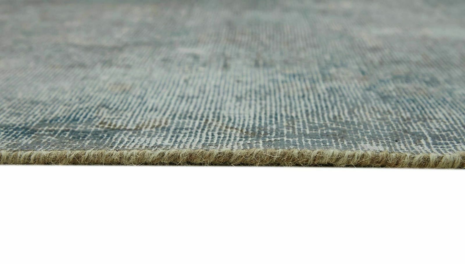 7x10 Grey Overdyed Large Area Rug   43151 photo vintage