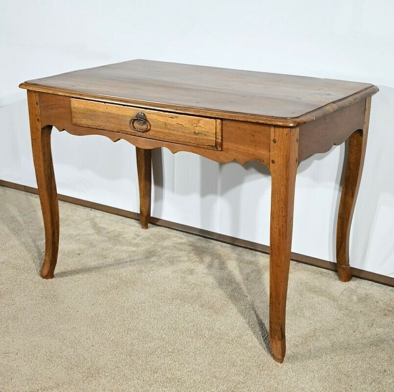 Walnut And Cherry Office Table, Louis XV Style – Early 19th Century photo Furniture