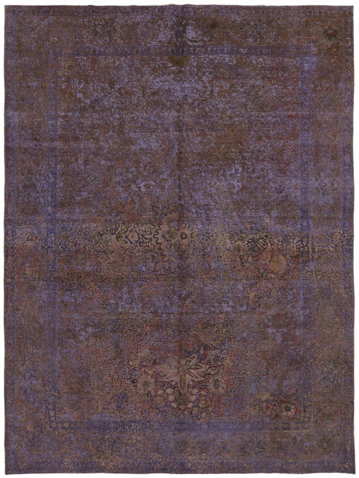 10x13 Purple Overdyed Large Area Rug   44017