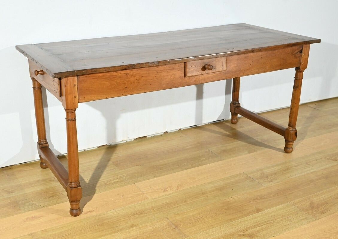Property Farm Table In Cherry, Louis XIV Style – Early 19th Century photo for sale