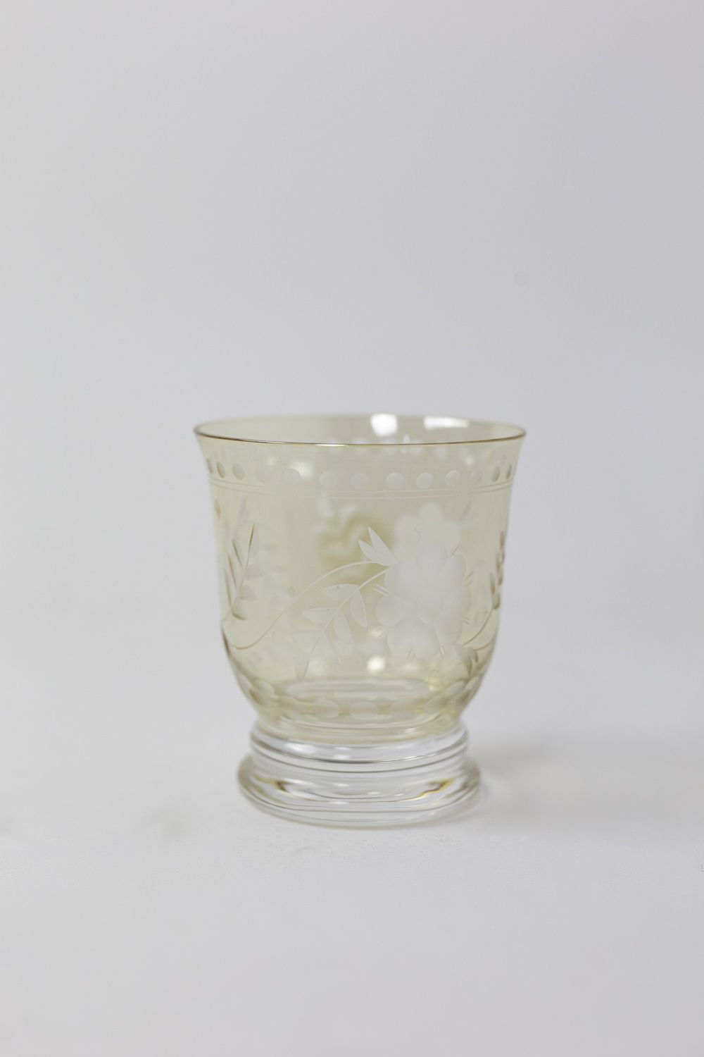 Bohemian Crystal Style Glassware Set, Contemporary Work photo vinterior