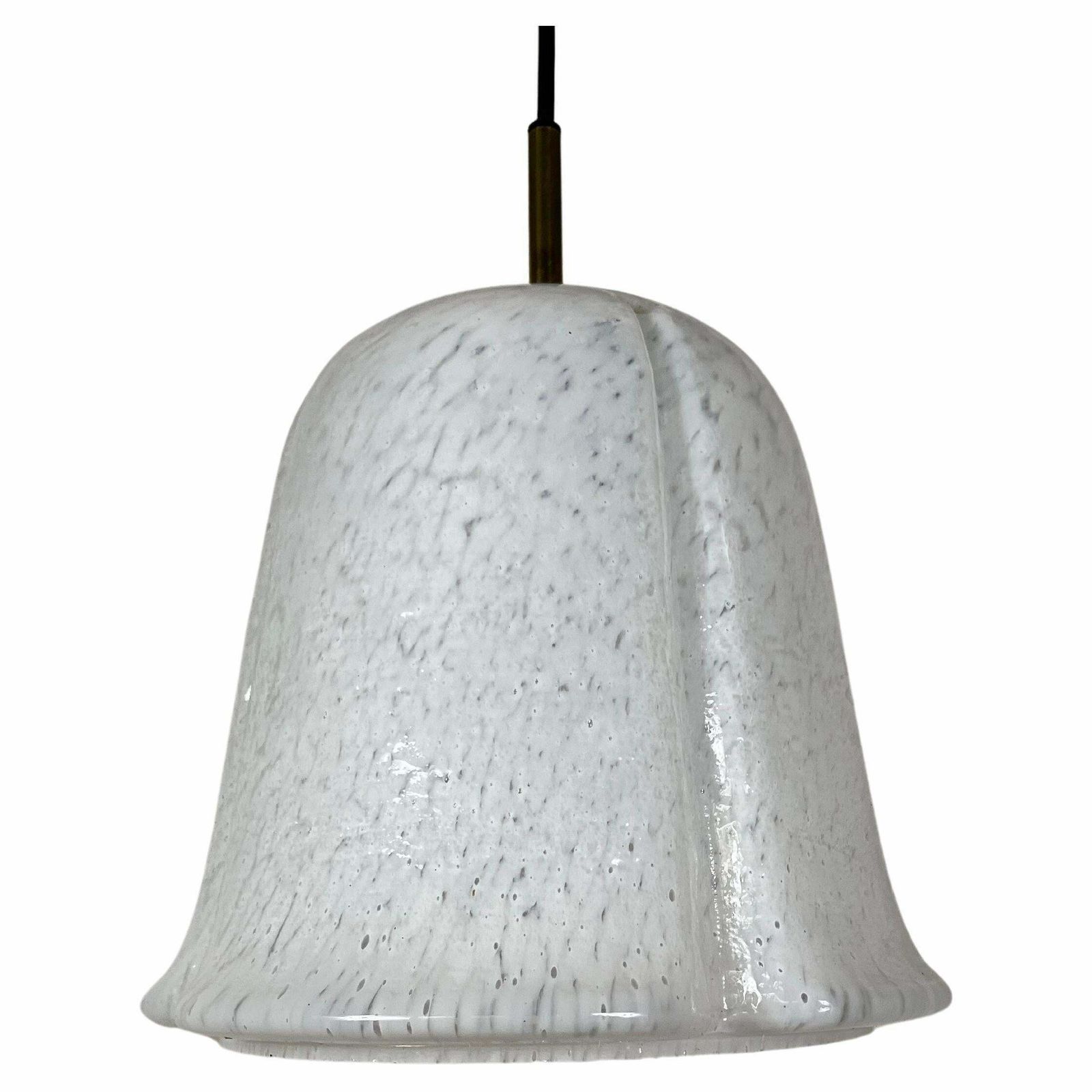 Midcentury Glass Pendant Lamp By Glashütte Limburg, 1960s