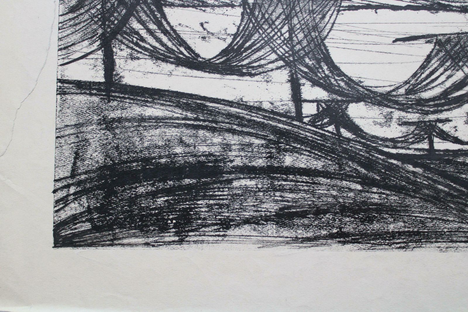 Dzidra Ezergaile Fishing Nets. 1965, Paper, Etching 53x66 Cm 1965 photo for sale