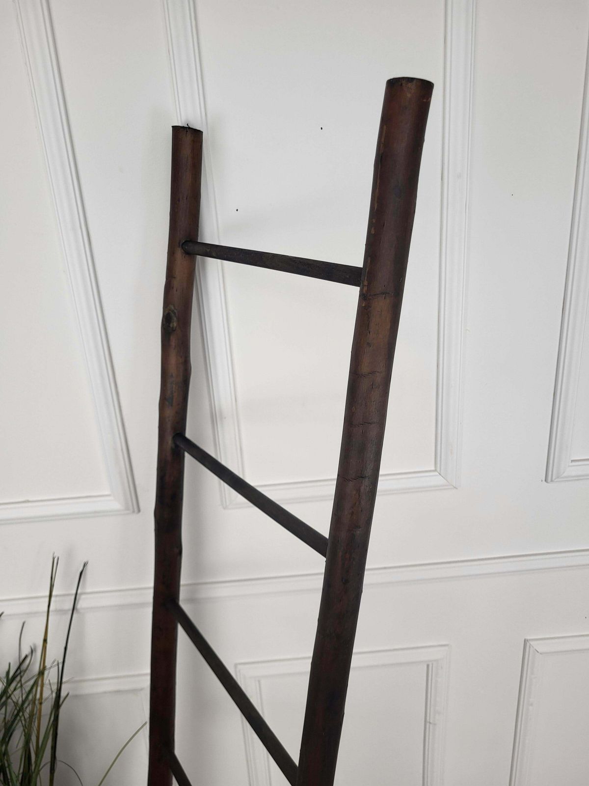 Vintage Italian Rustic Wooden Ladder Stair Step photo 871.0