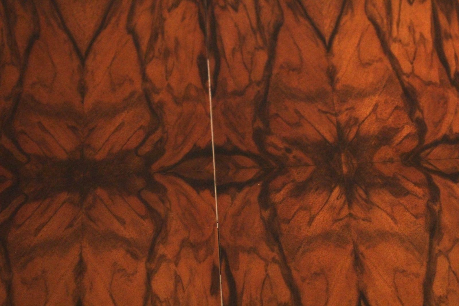 Expandable Art Deco Dining Table, Amazing Walnut Veneer, France, Circa 1930 photo vintage
