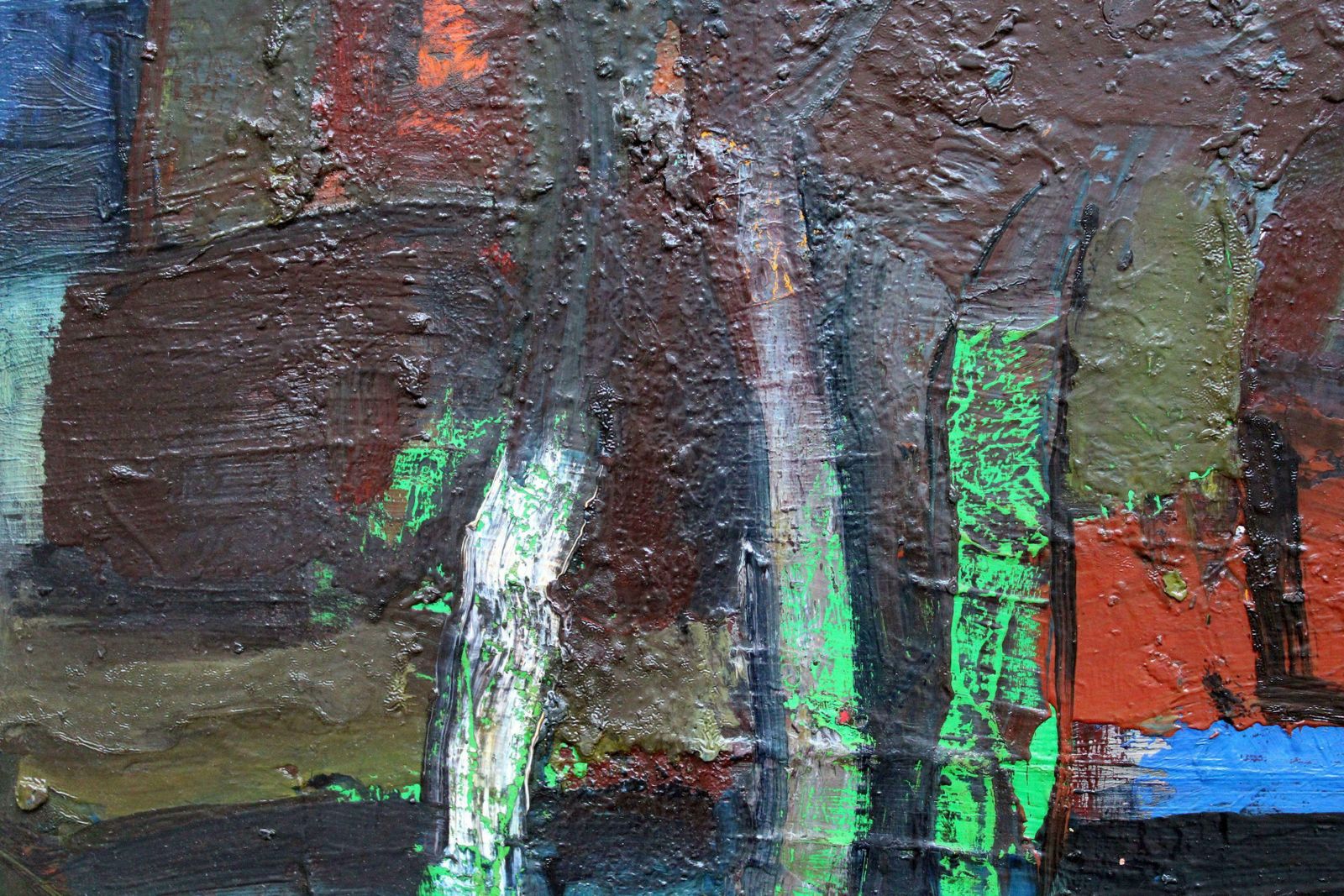 Aleksandr Rodin Landscape By The River. Oil On Cardboard, photo 1394.0