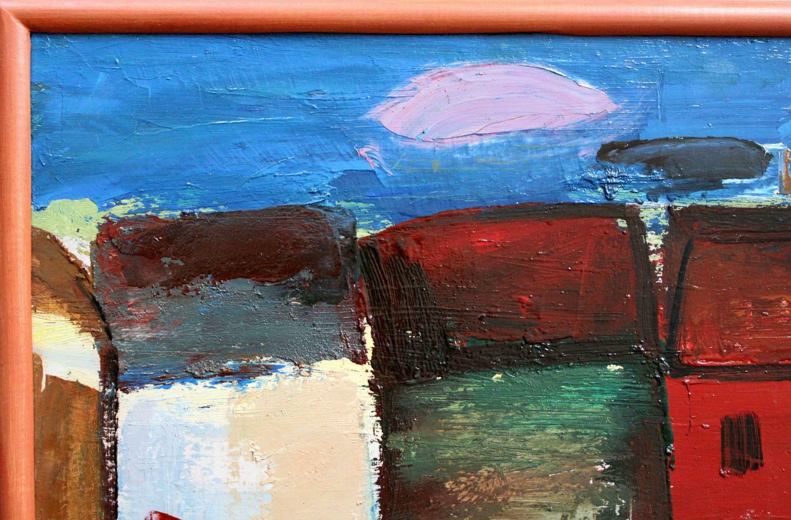 Aleksandr Rodin City Landscape. Talsi. Cardboard, Oil, 52.5x74 Cm £1,524.97 photo vinterior
