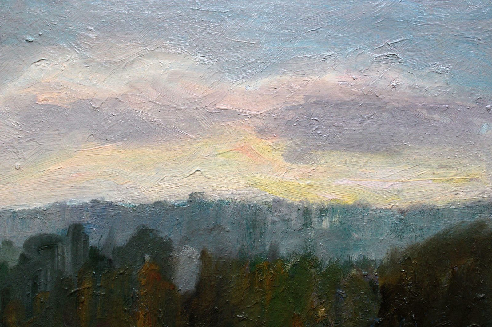 Wilhelms Girupnieks Bridge In Autumn. 1964. Oil On Cardboard, photo Art