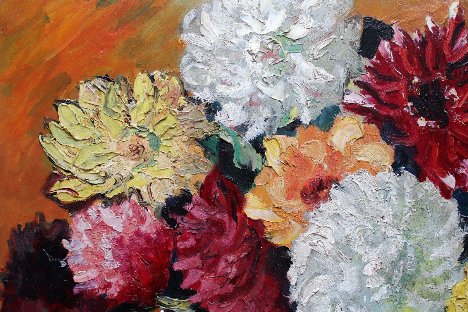Wilhelms Girupnieks Still Life. 1964. Oil On Cardboard, photo Art