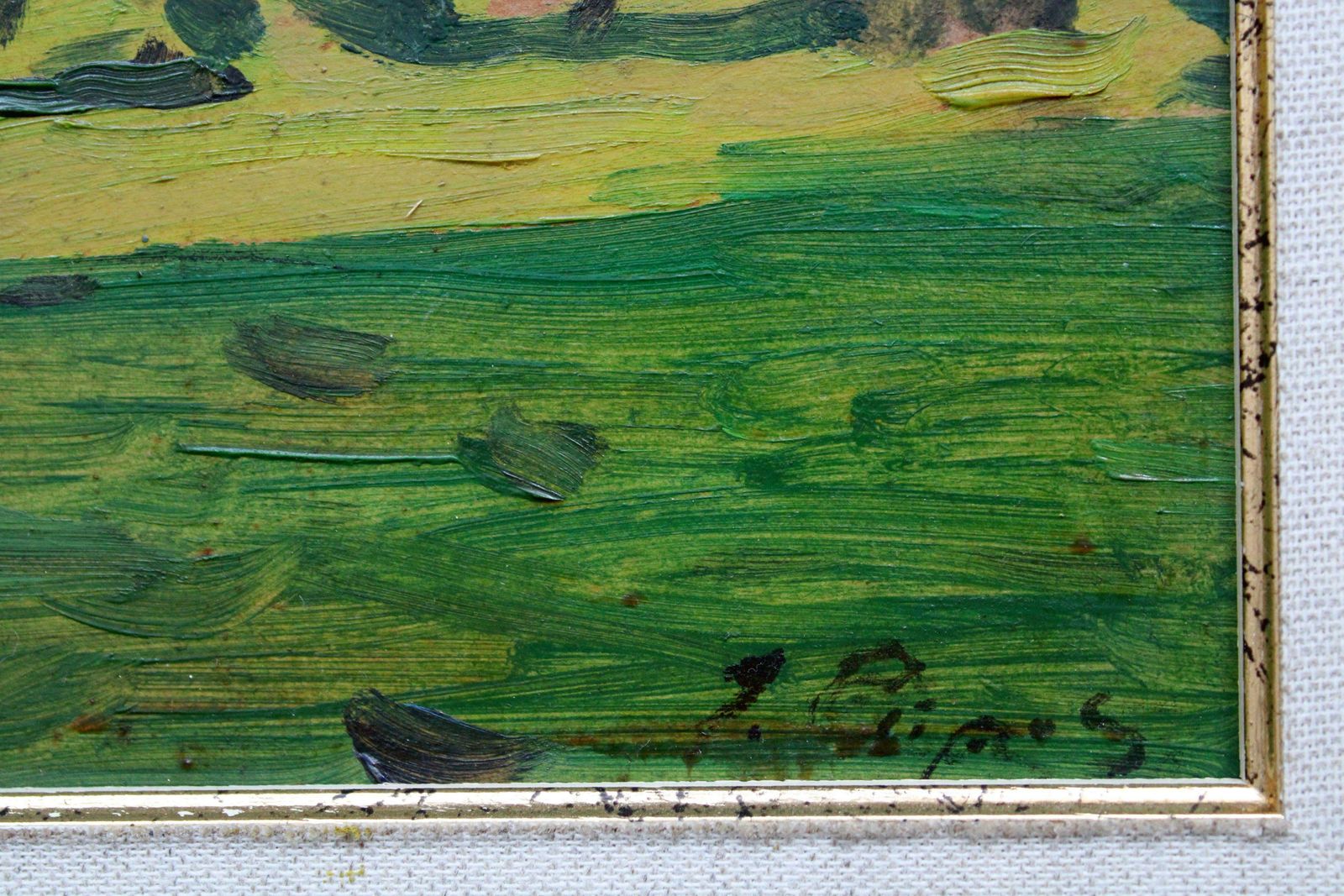 photo furniture Janis Pupols Spring Sunny Day. Cardboard, Oil, 29. 5 X 36 Cm