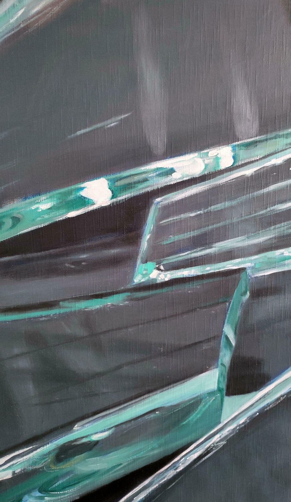 Alyona Prokofjeva Broken Glass. 2013, Canvas, Oil, 120x130 Cm 2013 photo furniture