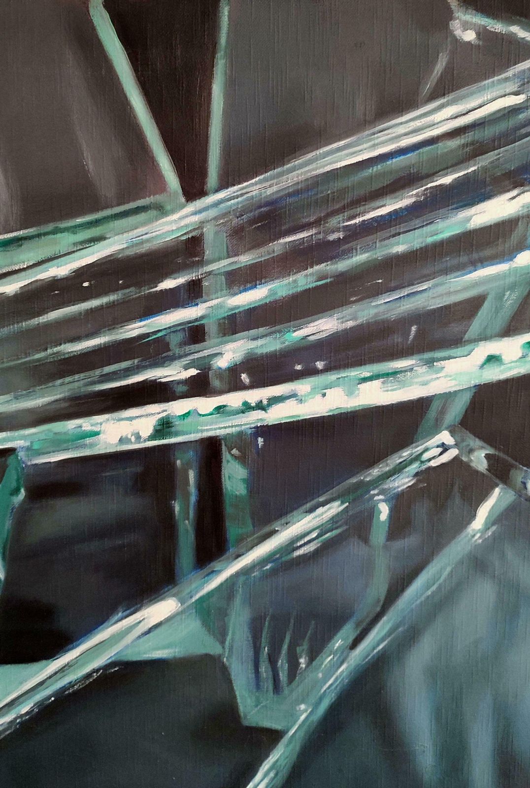 Alyona Prokofjeva Broken Glass. 2013, Canvas, Oil, 120x130 Cm 2013 photo vinterior