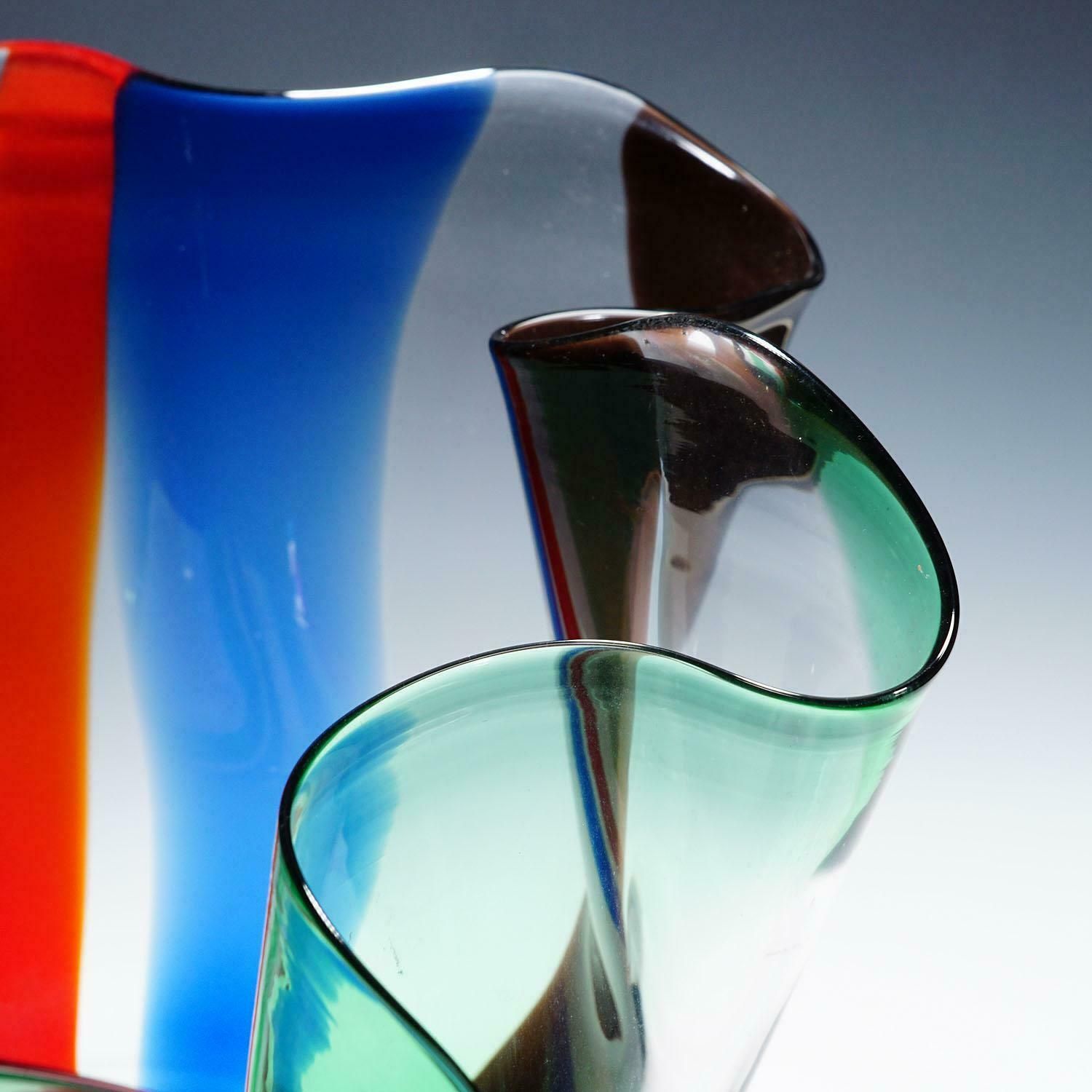 3102.0 Large Venini Vase 'Kukinto', Designed By Timo Sarpaneva In 1991 photo