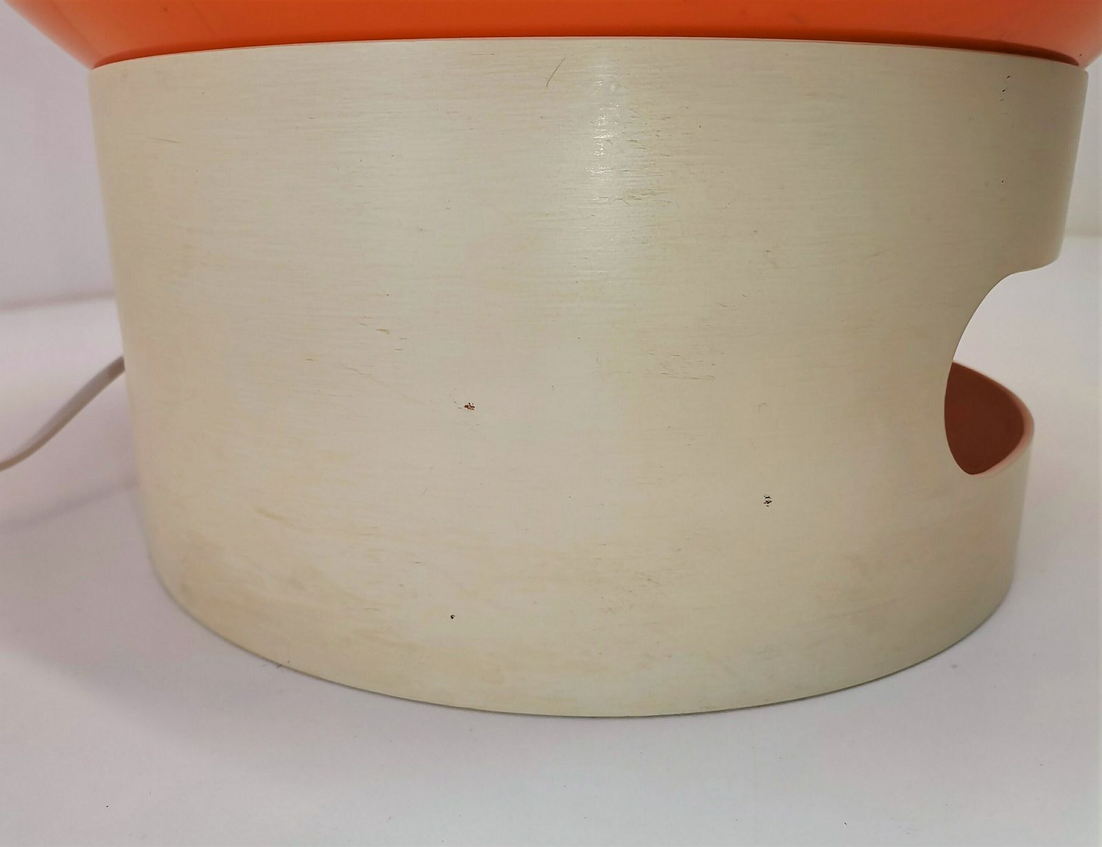photo furniture Rare Vintage Meblo Guzzini Clan Orange Floor Lamp / Space Age Italian Design / Made In Yugoslavia 70s 80s / Table Lamp