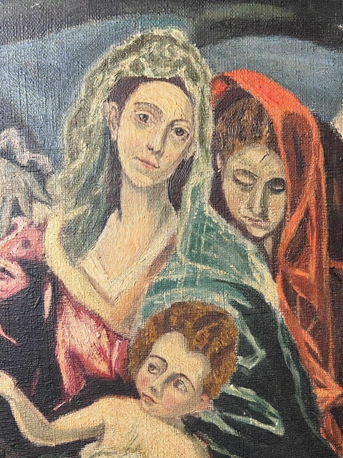Spanish Fine Art 'The Holy Family With Mary Magdalen' After El Greco photo buy