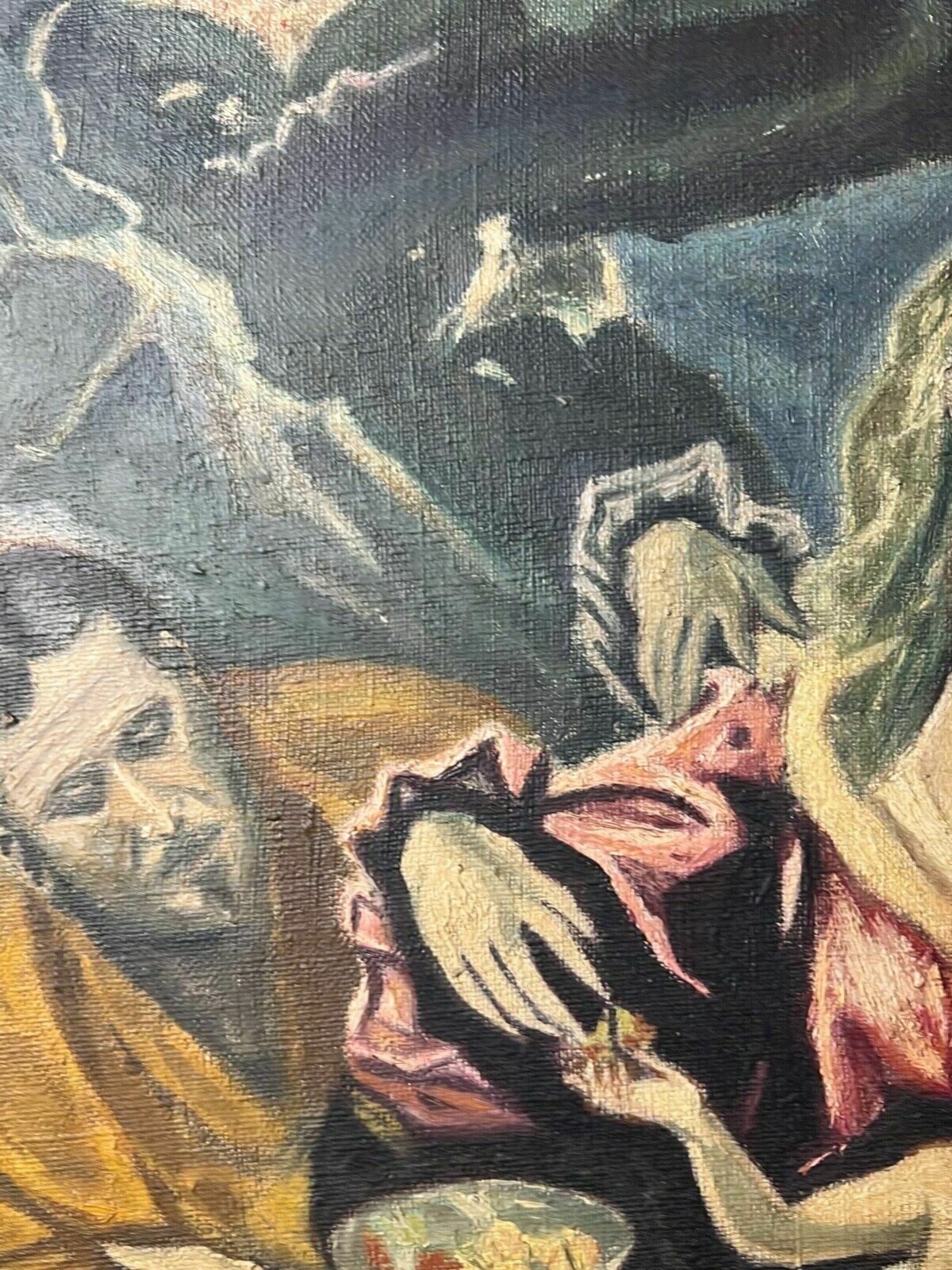 Spanish Fine Art 'The Holy Family With Mary Magdalen' After El Greco photo vintage