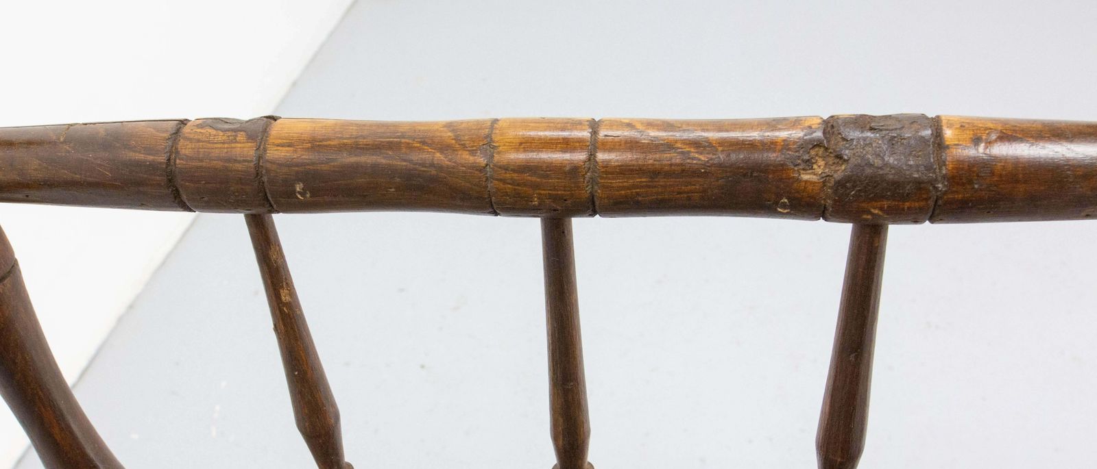 Home Decor 19th Century Toy Chest Or Coffer Carved Chestnut Ancient Baby Cradle, French photo