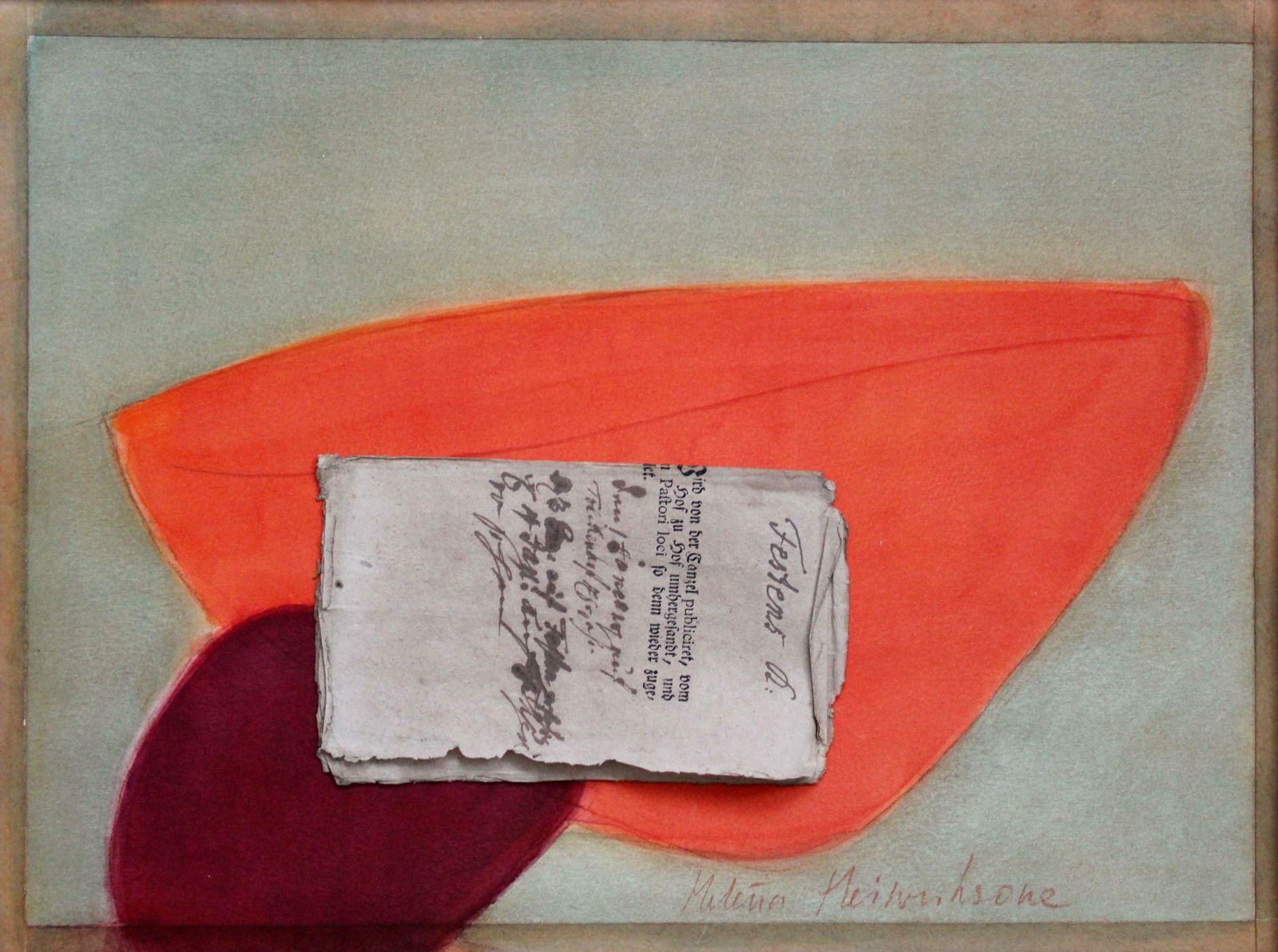 Helena Heinrihsone Rose. Paper, Mixed Media,