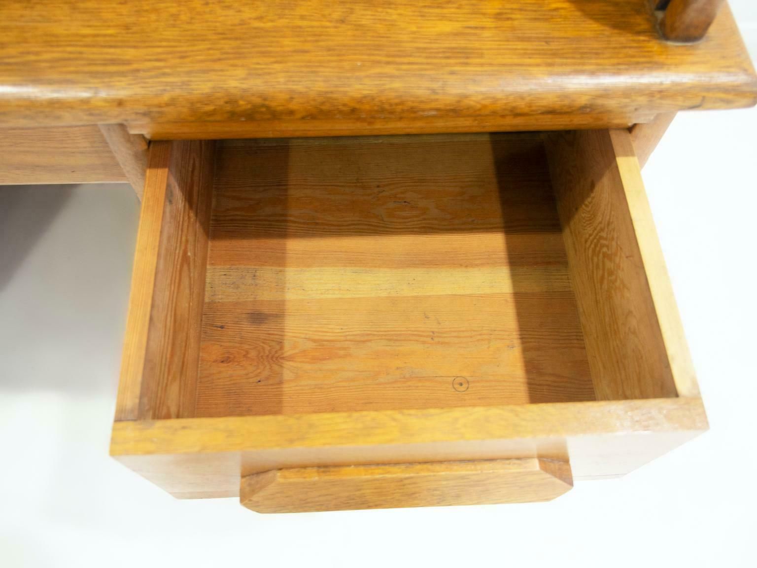 Oak Roll Top Secretary Desk With Drawers photo buy